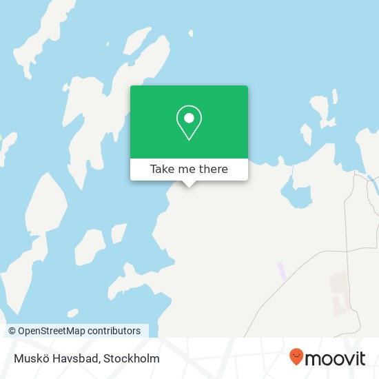 Muskö Havsbad map