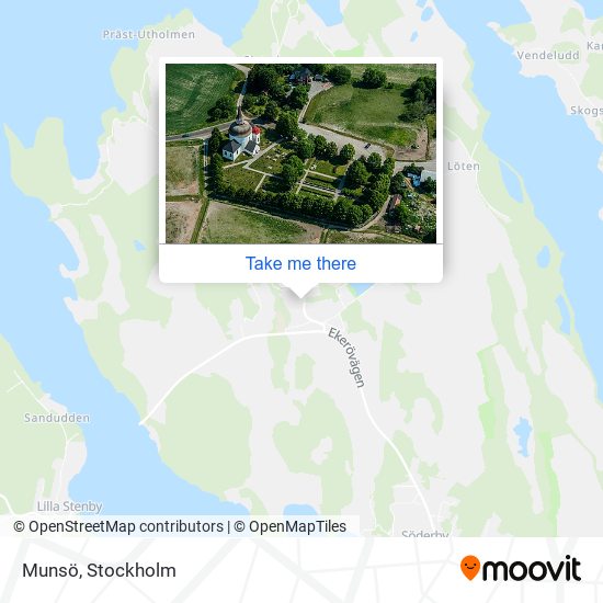 Munsö map