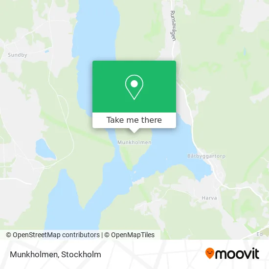 Munkholmen map