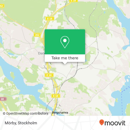 Mörby map