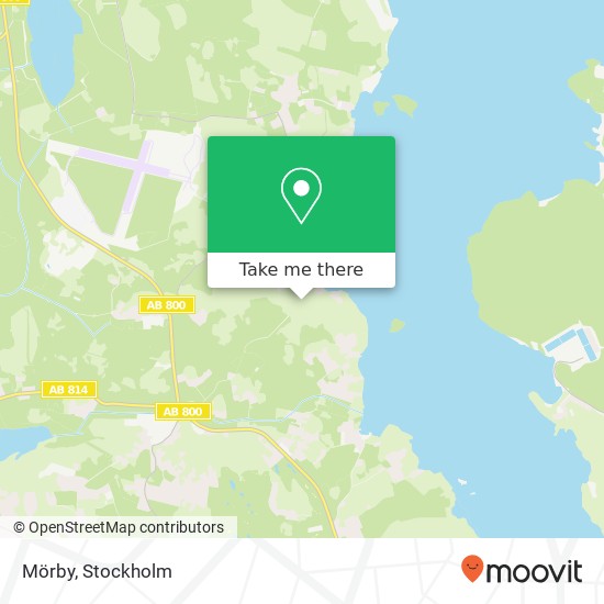 Mörby map