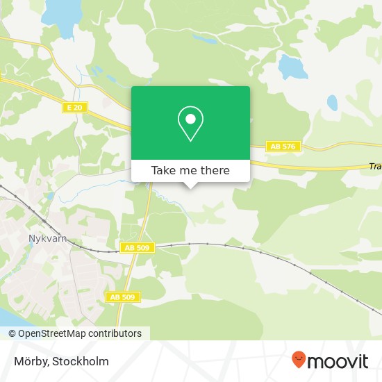 Mörby map