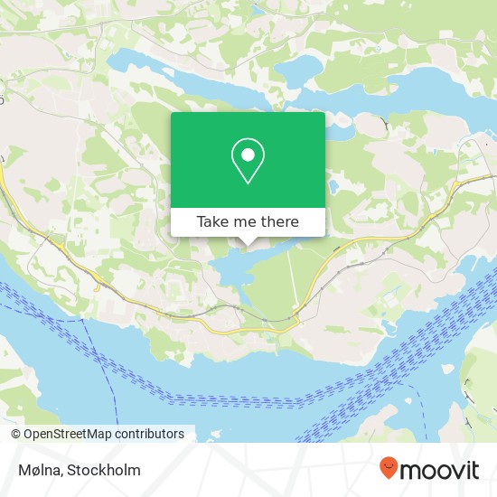 Mølna map