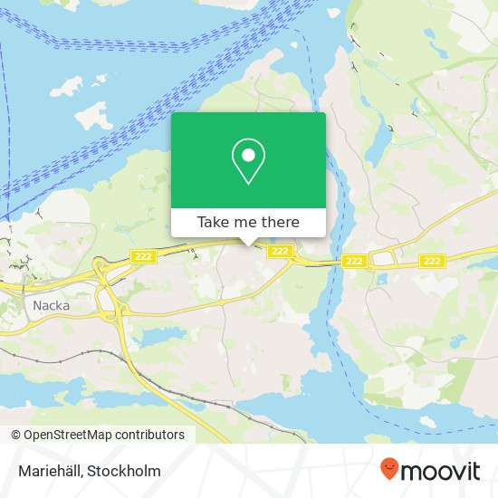 Mariehäll map