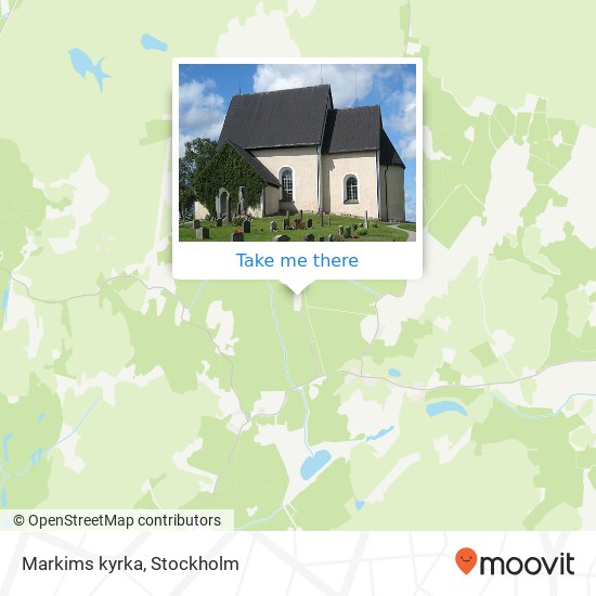 Markims kyrka map