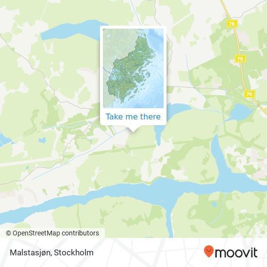 Malstasjøn map