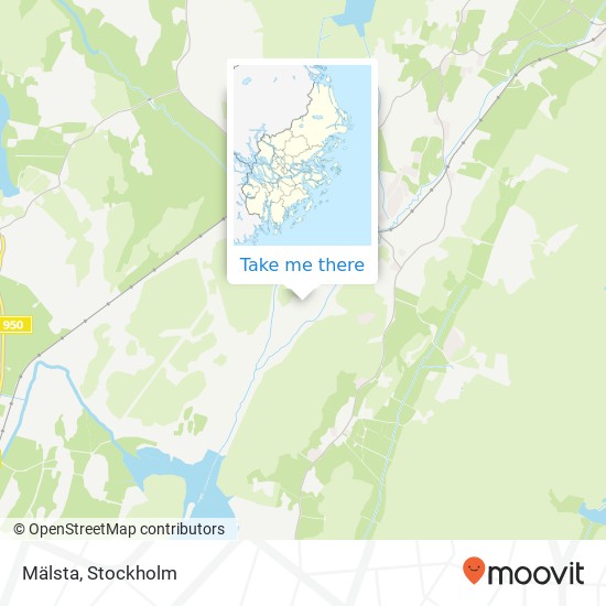 Mälsta map