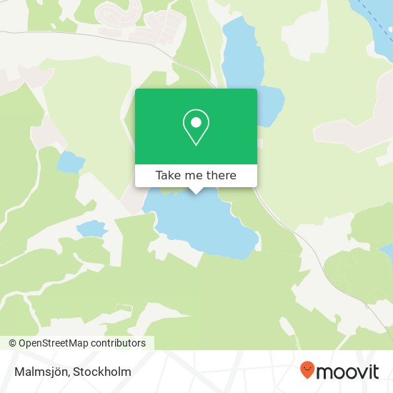 Malmsjön map