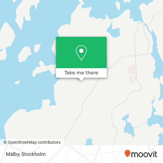 Mälby map