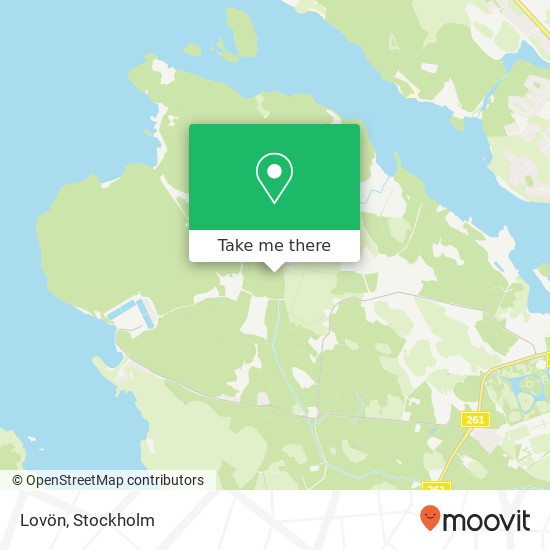 Lovön map