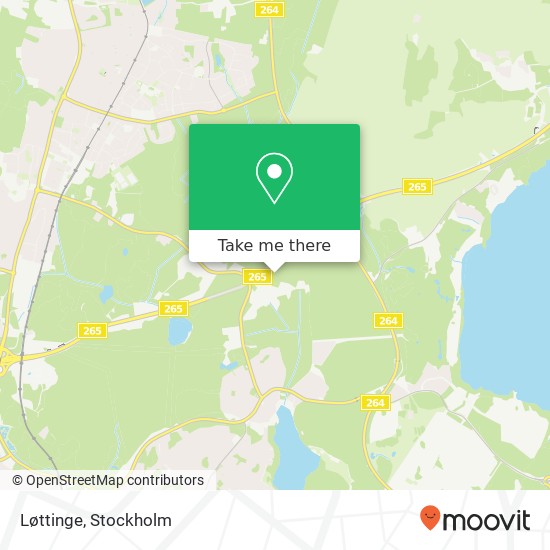 Løttinge map