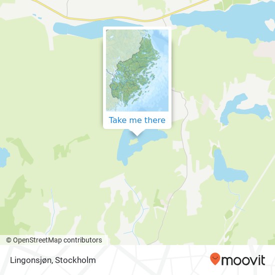 Lingonsjøn map
