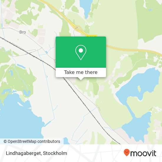 Lindhagaberget map