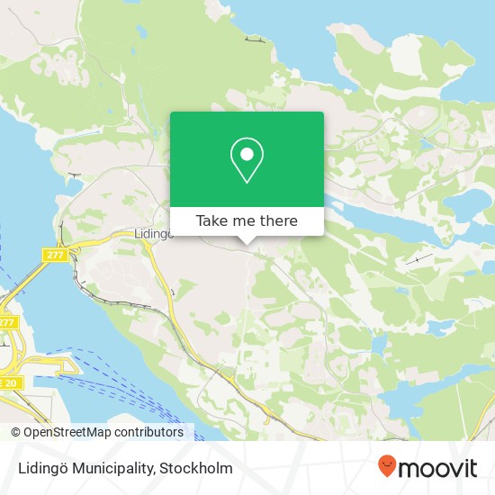 Lidingö Municipality map