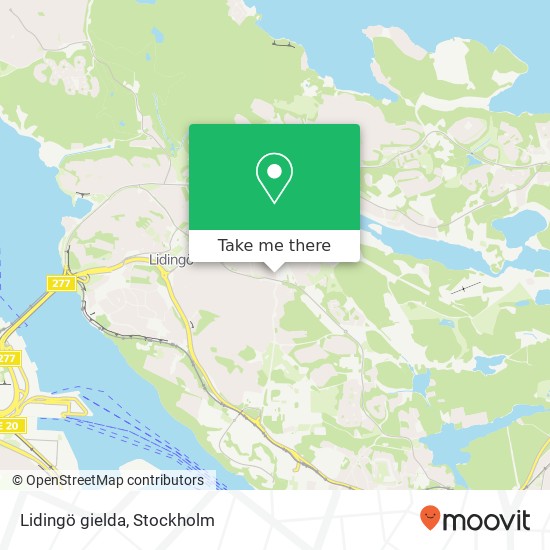 Lidingö gielda map