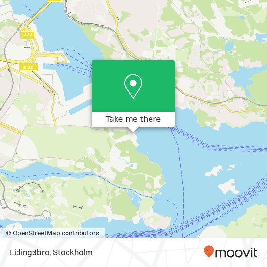 Lidingøbro map