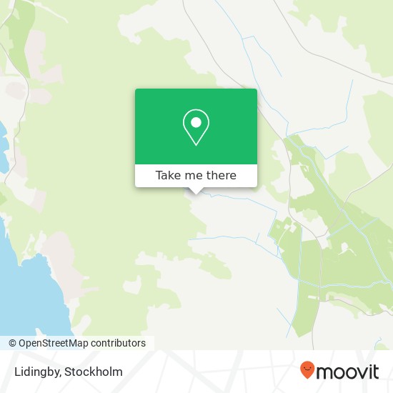 Lidingby map