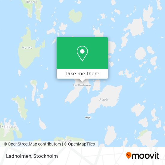 Ladholmen map