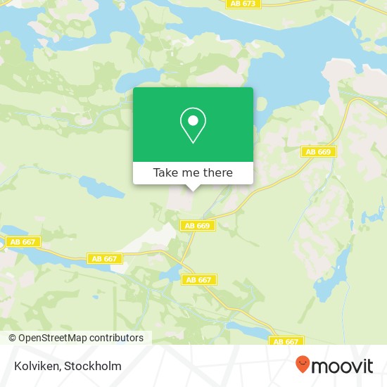 Kolviken map