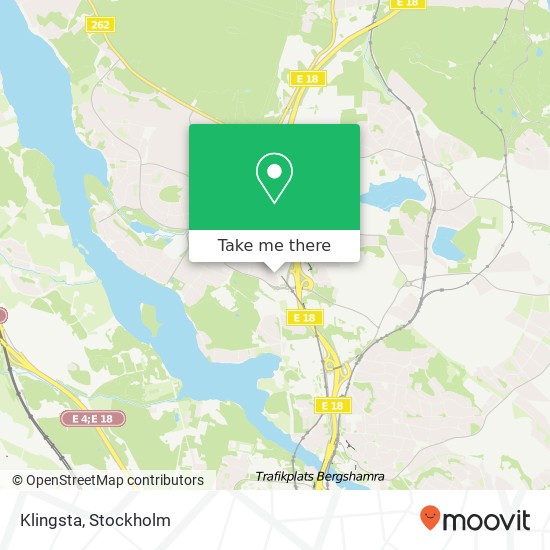 Klingsta map