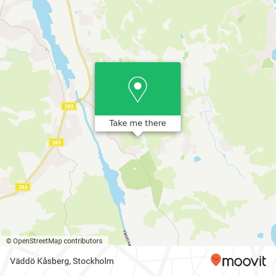 Väddö Kåsberg map