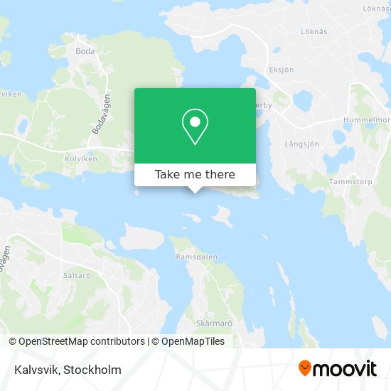 Kalvsvik map