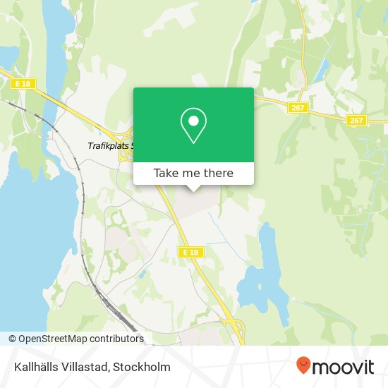 Kallhälls Villastad map