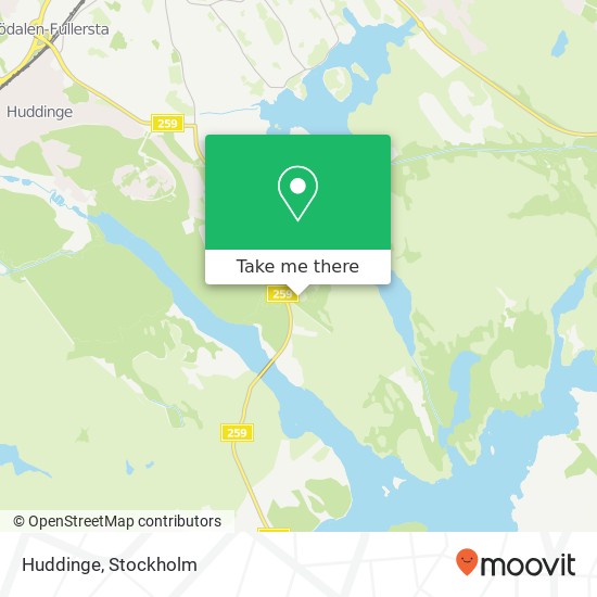 Huddinge map