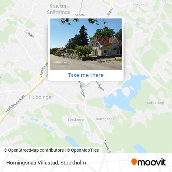 Hörningsnäs Villastad map