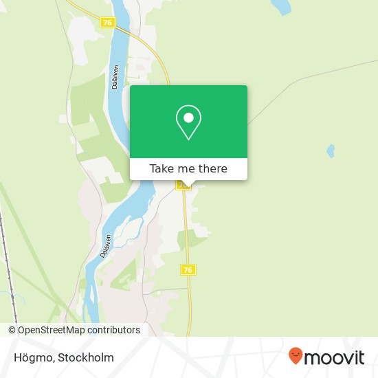 Högmo map