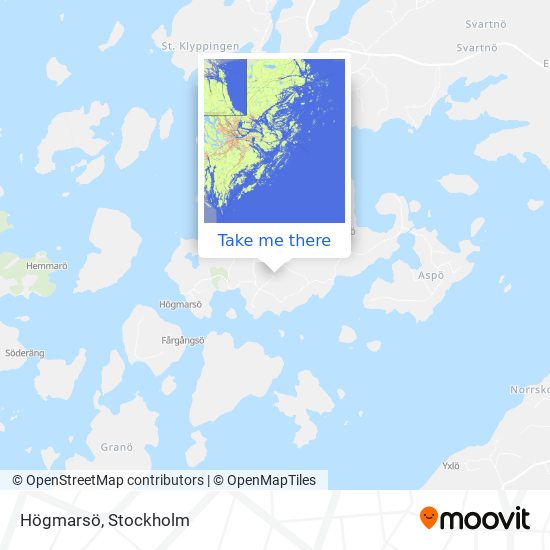 Högmarsö map