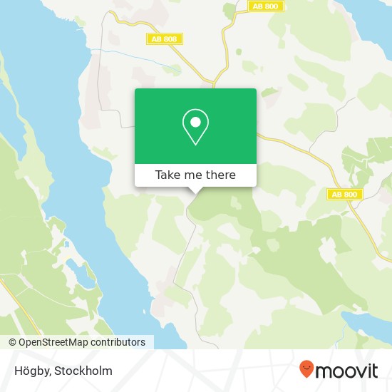 Högby map