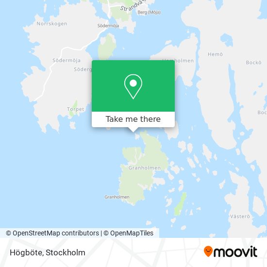 Högböte map