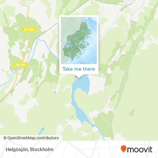 Helgösjön map