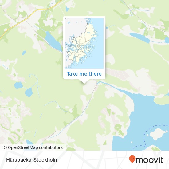 Härsbacka map