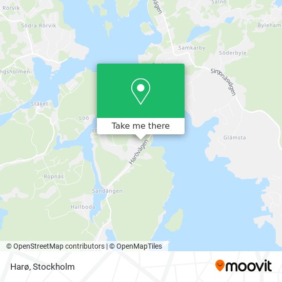 Harø map