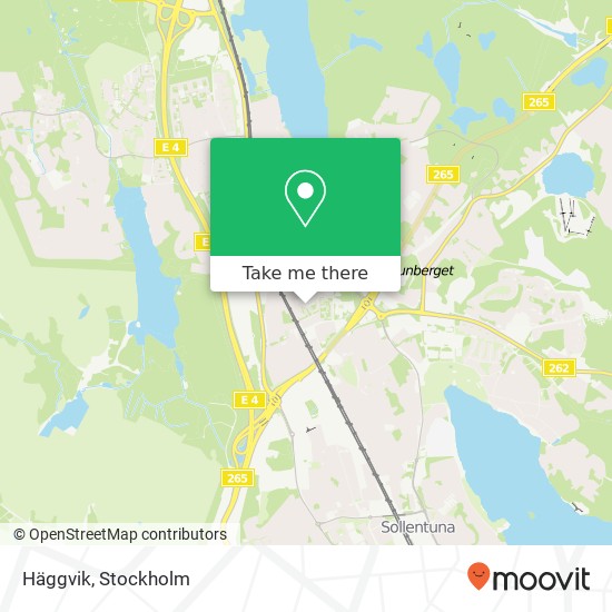 Häggvik map