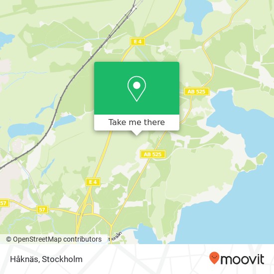 Håknäs map