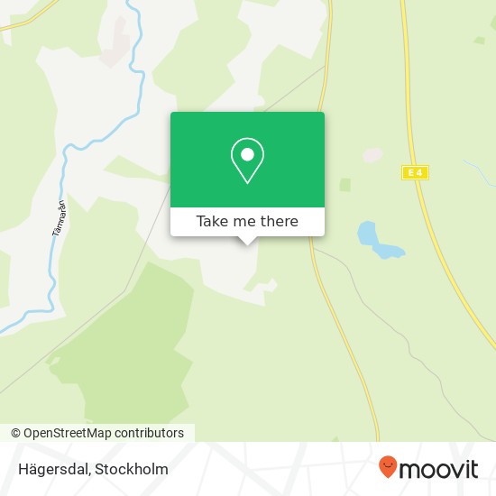 Hägersdal map