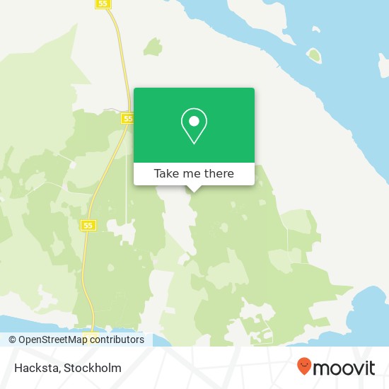 Hacksta map