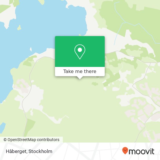 Håberget map