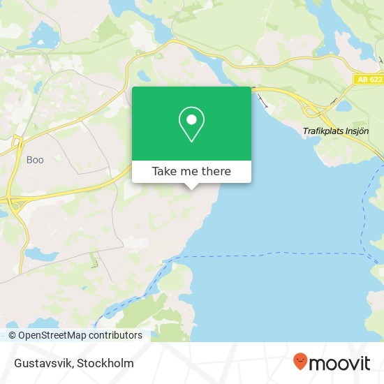 Gustavsvik map