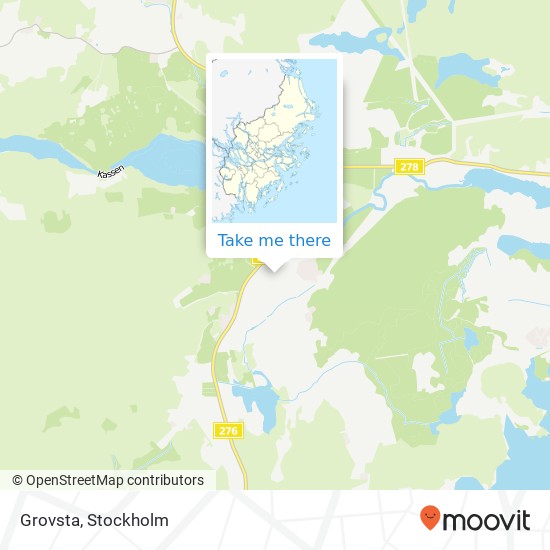 Grovsta map