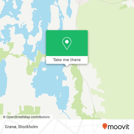 Grønø map
