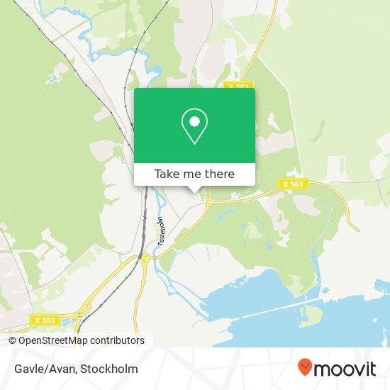 Gavle/Avan map