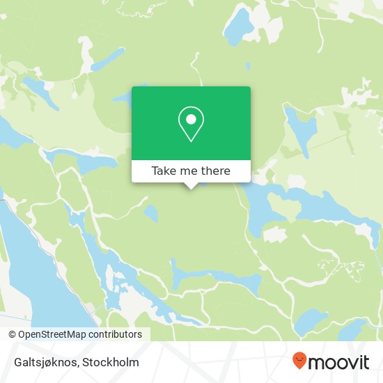 Galtsjøknos map