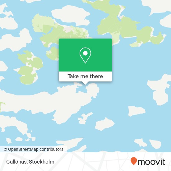 Gällönäs map