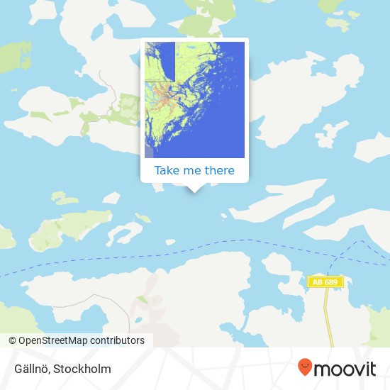 Gällnö map