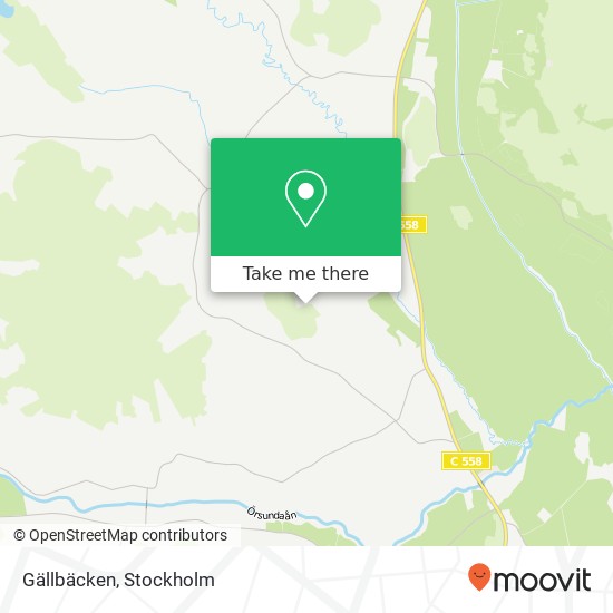 Gällbäcken map