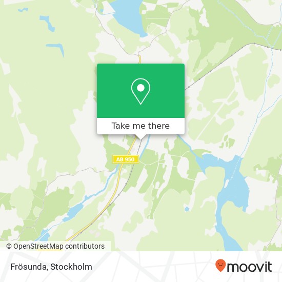 Frösunda map